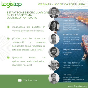 Estrategias de circularidad a implementar en el ecosistema logístico-portuario