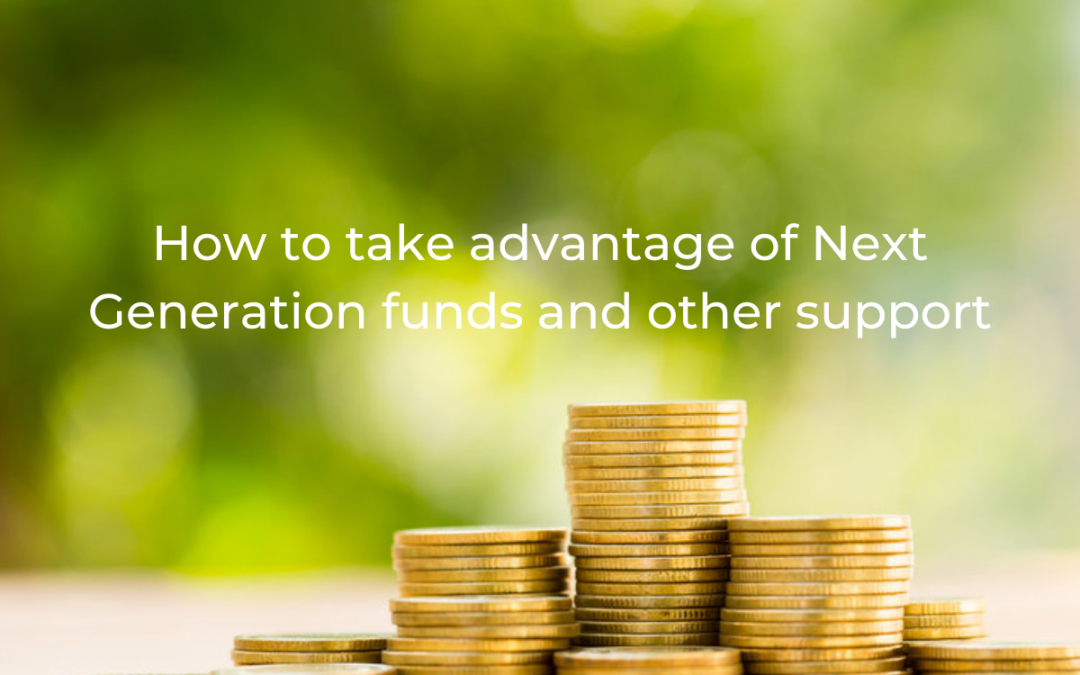 How to take advantage of Next Generation funds and other support
