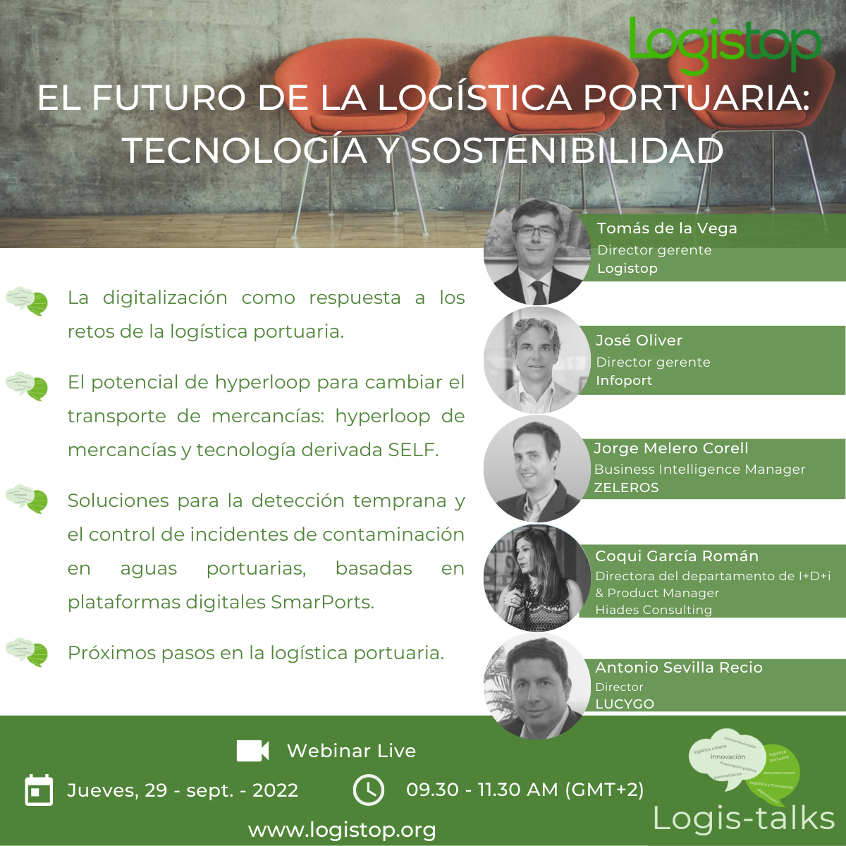 Logis-Talks El futuro de la logística portuaria: tecnología y sostenibilidad