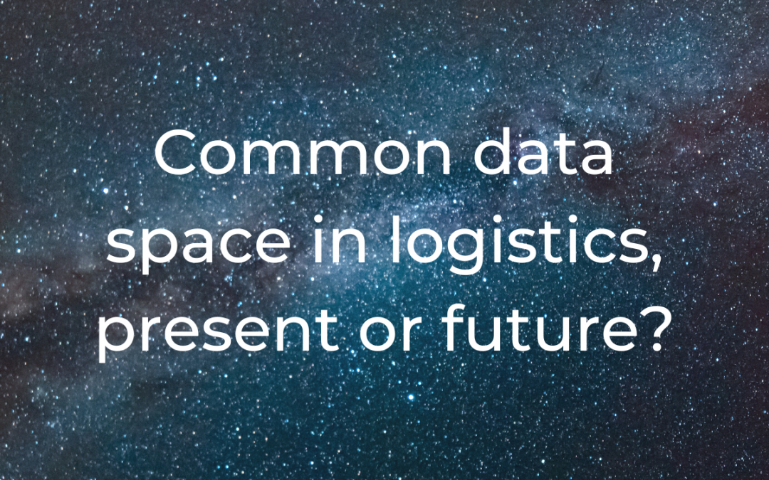 Common data space in logistics, present or future?