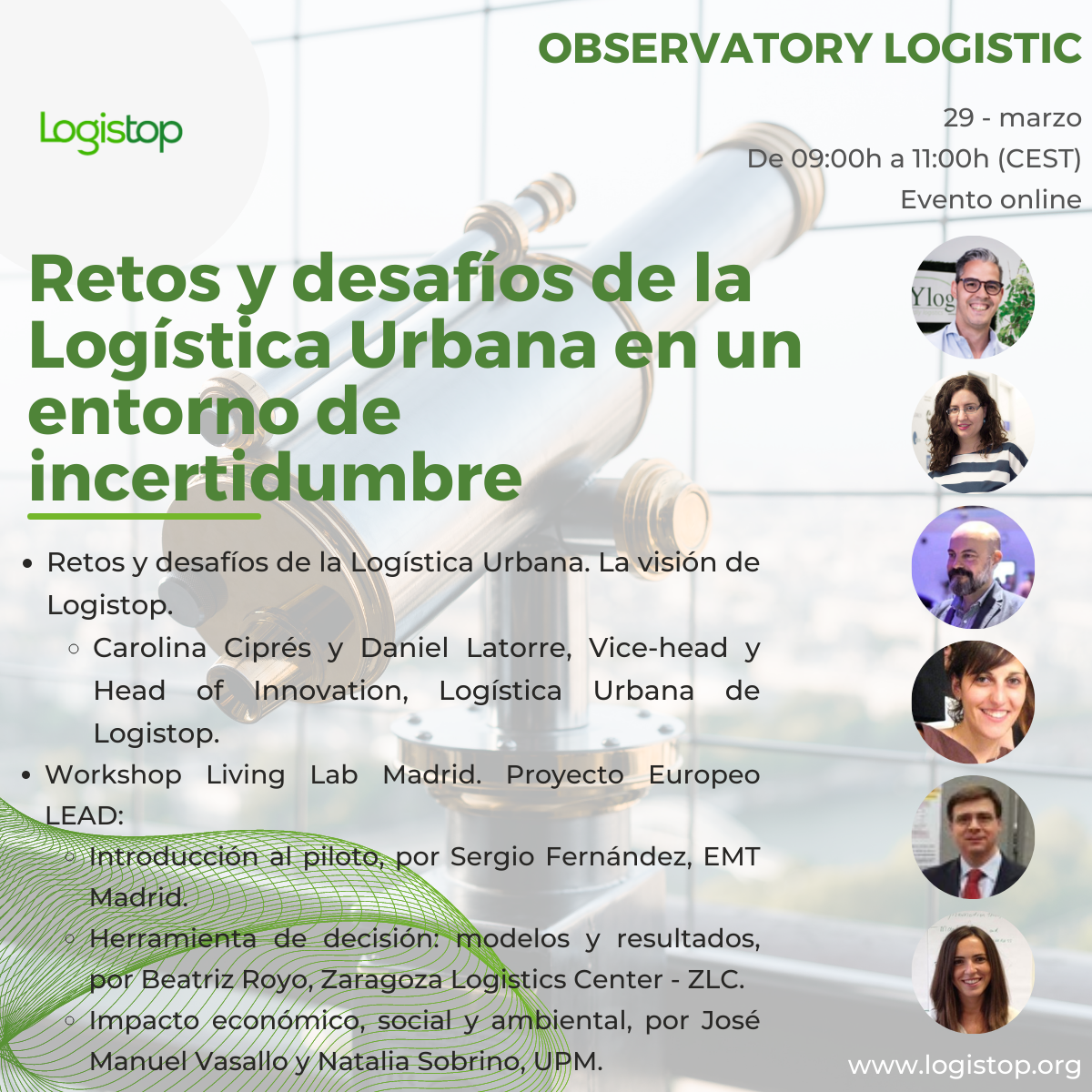 Retos y desafíos de la Observatory Logistic Logística Urbana en un entorno de incertidumbre