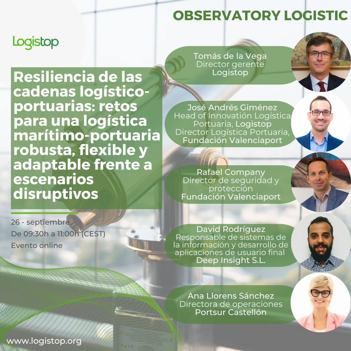 Resiliencia de las cadenas logístico-portuarias