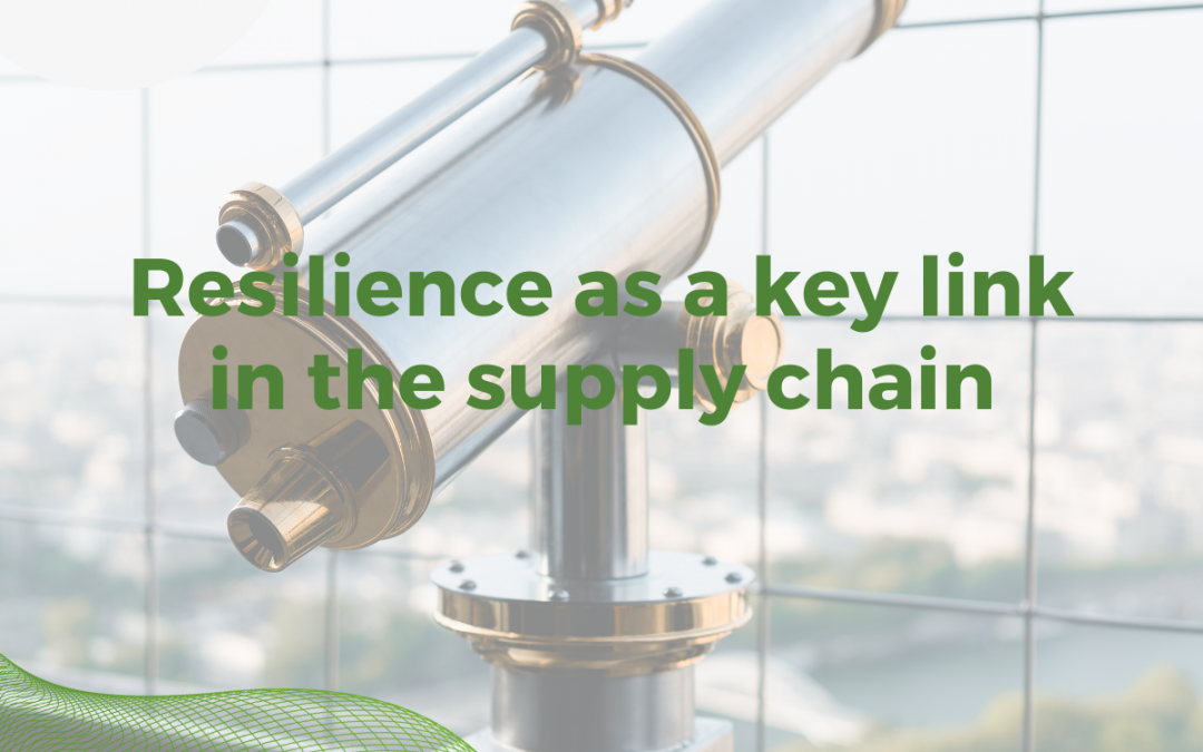 Resilience as a key link in the supply chain